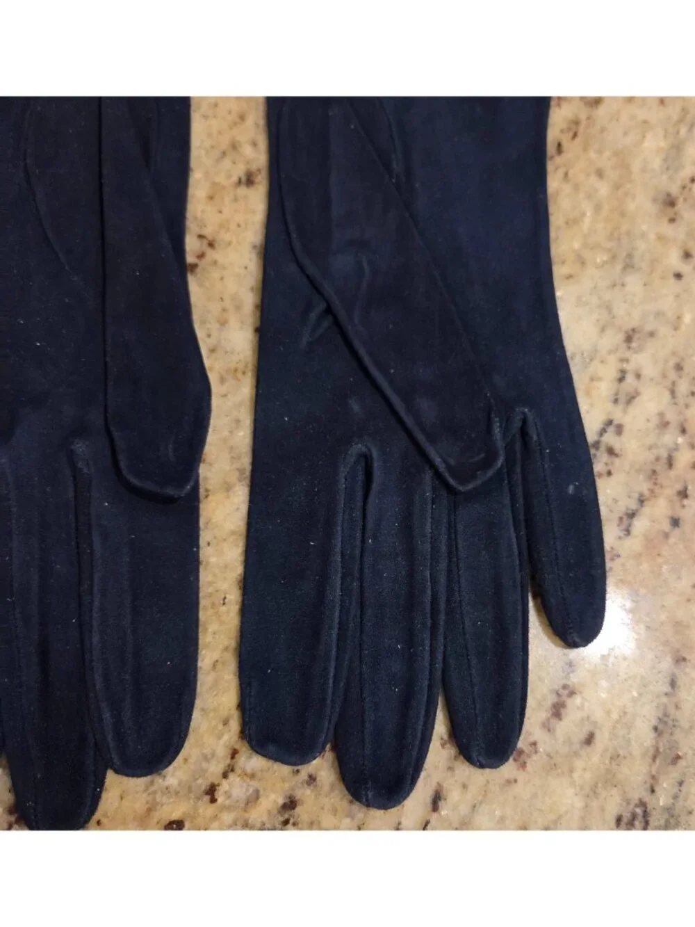 Vintage Womens Size M 7 Blue Suede Leather Formal 11